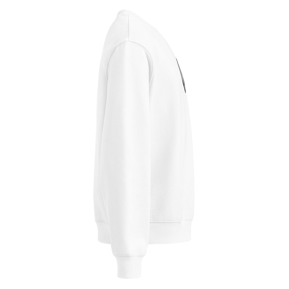 Montenégra oversized heavyweight sweatshirt - Silky White and Black-3