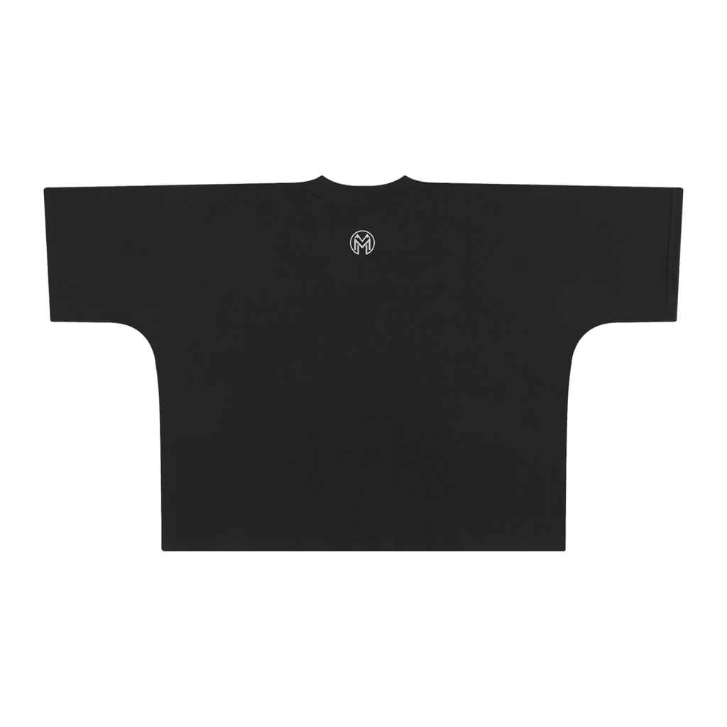 Boxy One-Piece Tee, Black-1