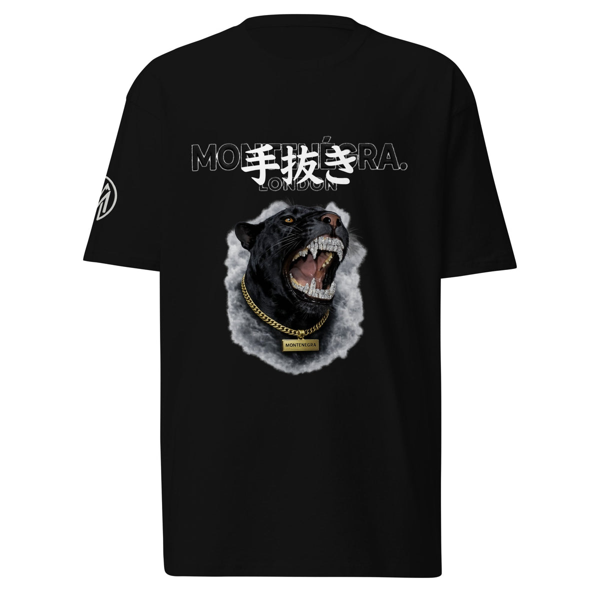 Montenégra Panther Print Tee-0