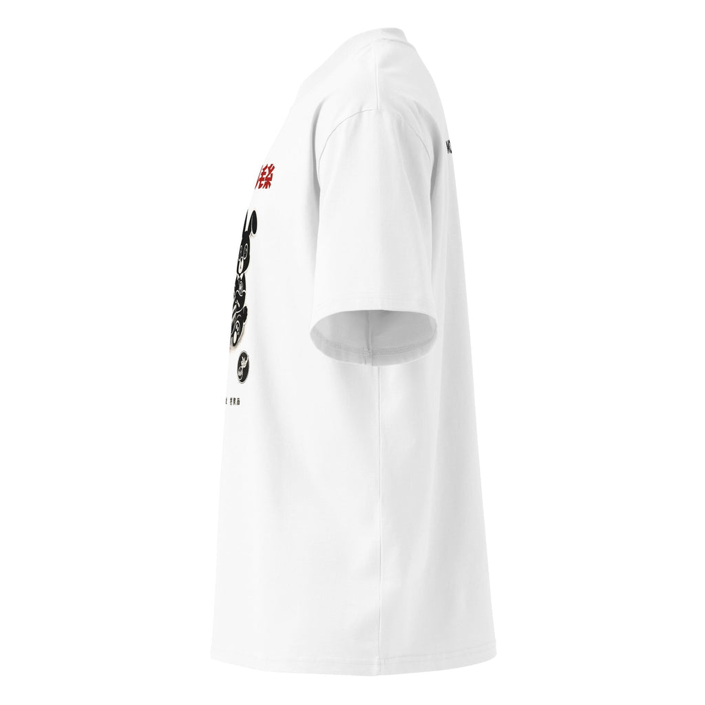 Montenégra Rabbit Design oversized high neck t-shirt-3