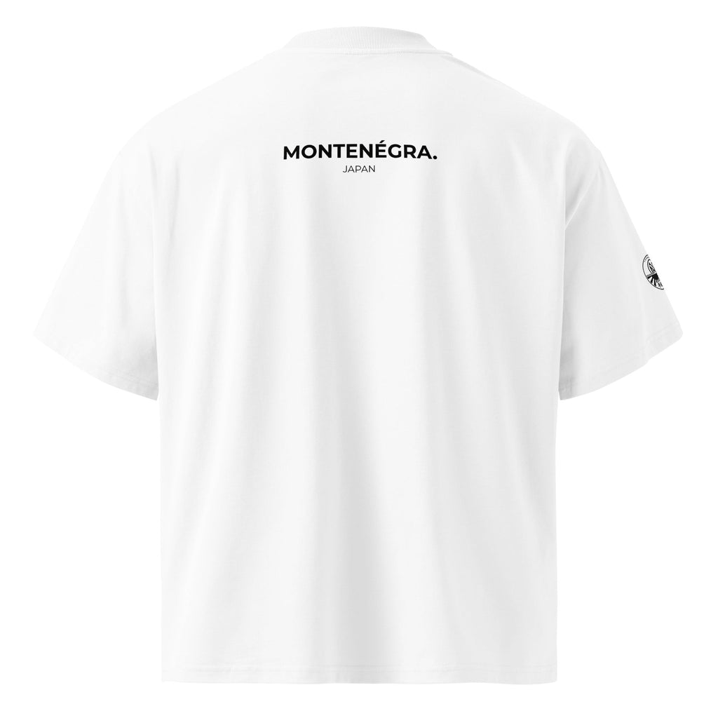 Montenégra Rabbit Design oversized high neck t-shirt-1