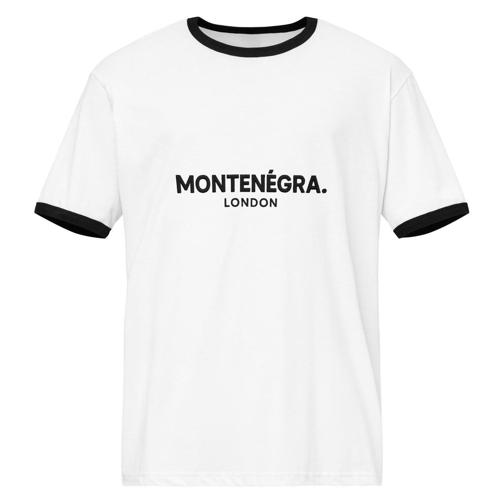 Montenégra Ringer t-shirt - Silky White and Black-0