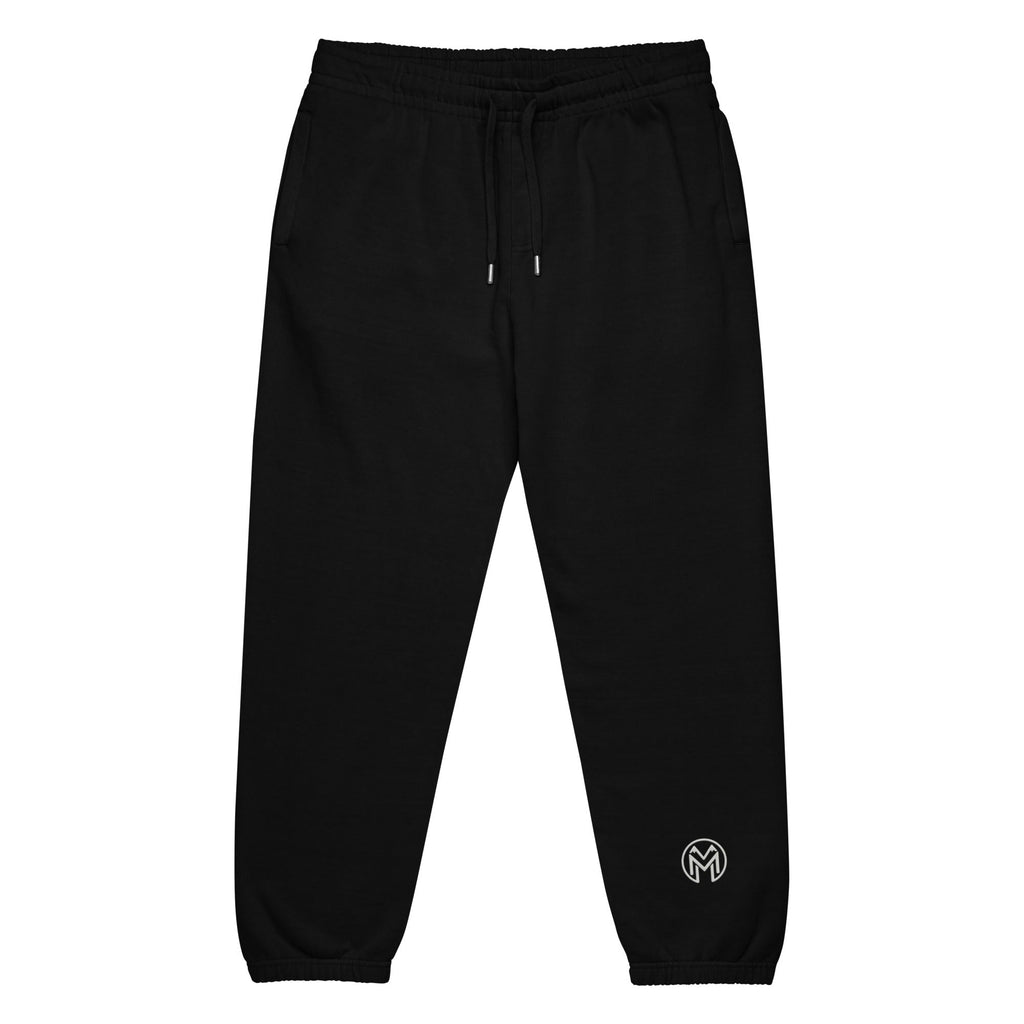 Weighted Sweatpants, Black and White-0