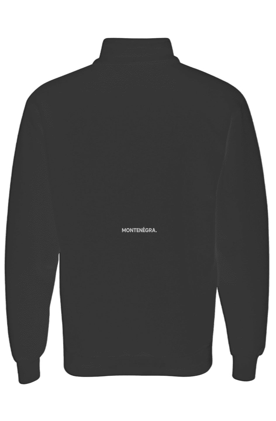 Montenégra USA Made Quarter Zip Pullover - Premium Black and White-1