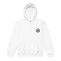 Montenégra Youth heavy blend hoodie - Silky White and Black-0