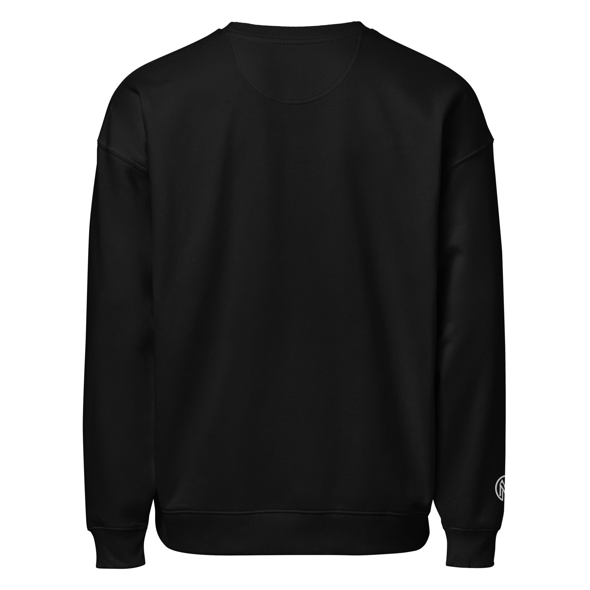 Montrnégra organic oversized sweatshirt - Premium Black and White-1