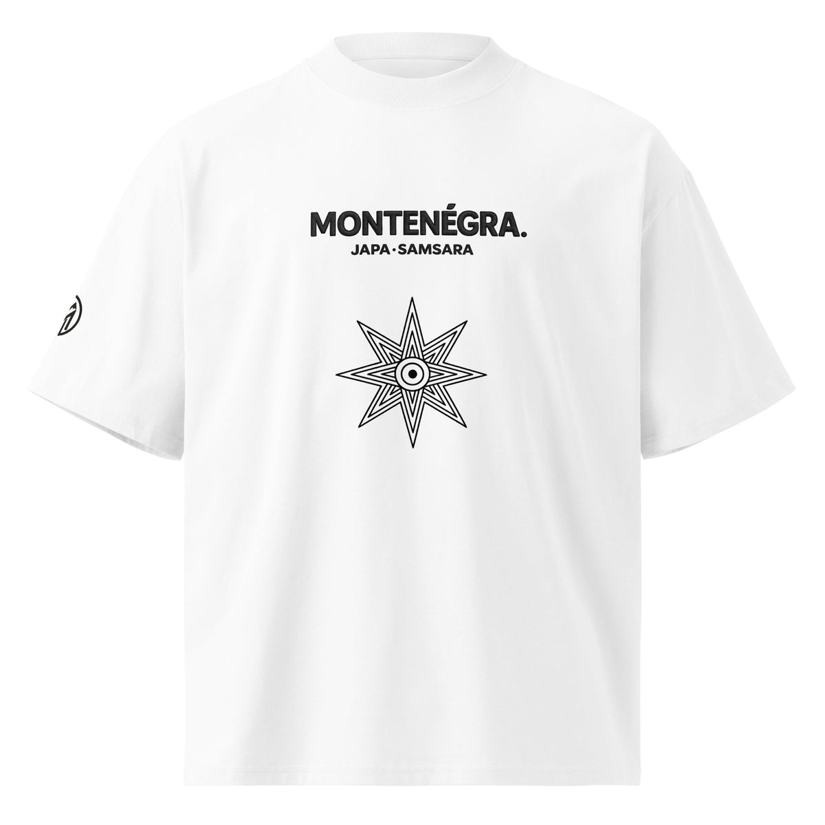 Montenegra Samsara organic oversized high neck tee-0