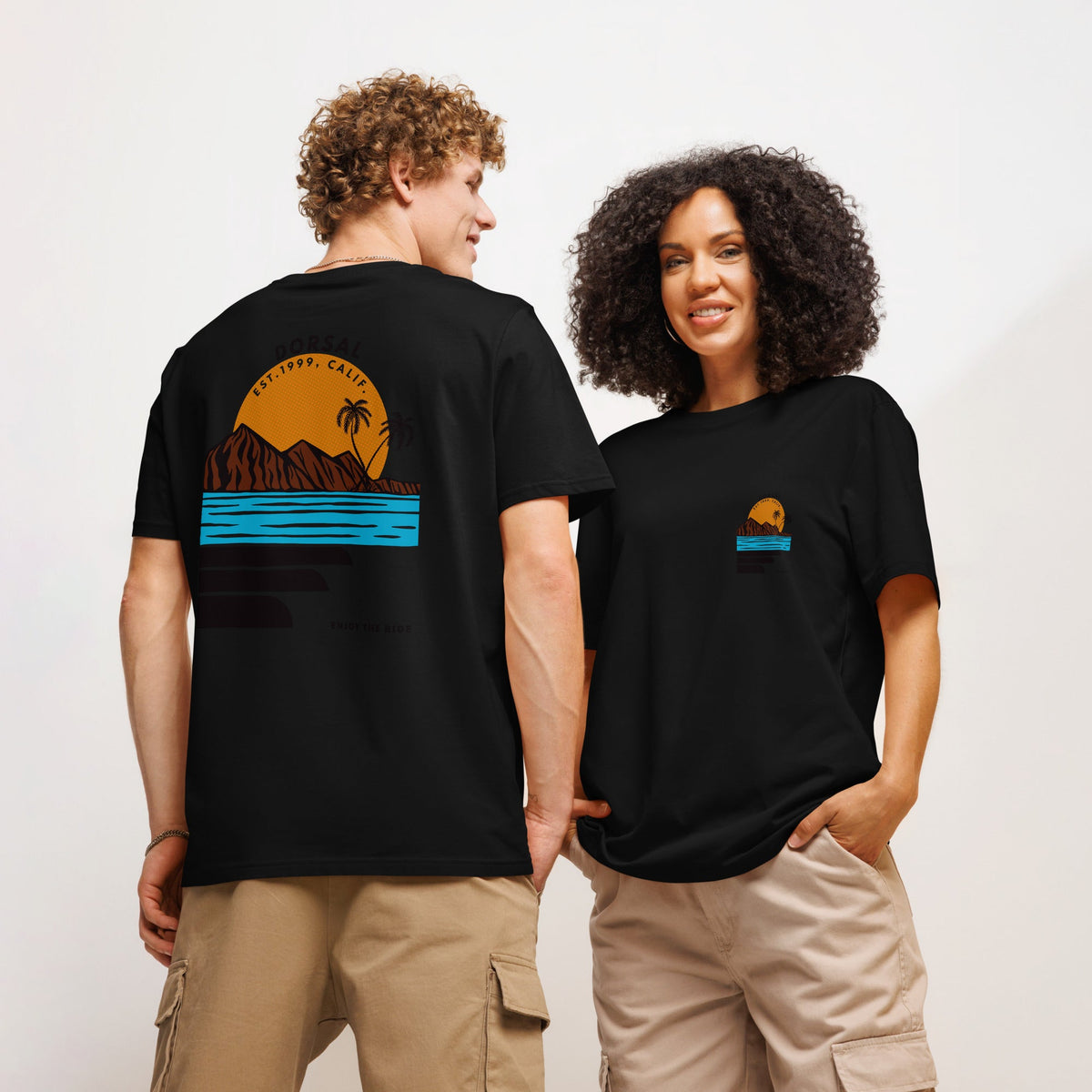DORSAL Organic Ribbed Neck T-Shirt-2