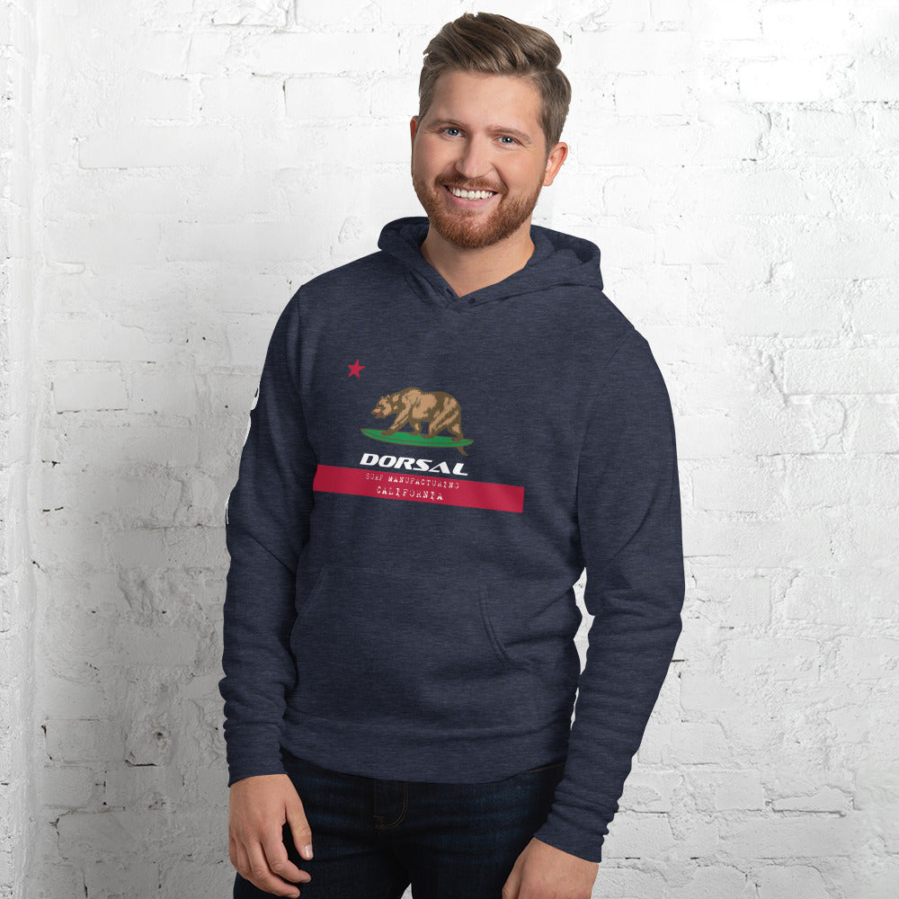 DORSAL California Flag Hoodie-4