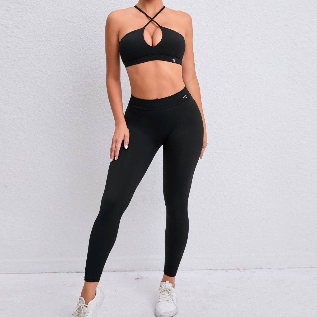 V Back Leggings-5