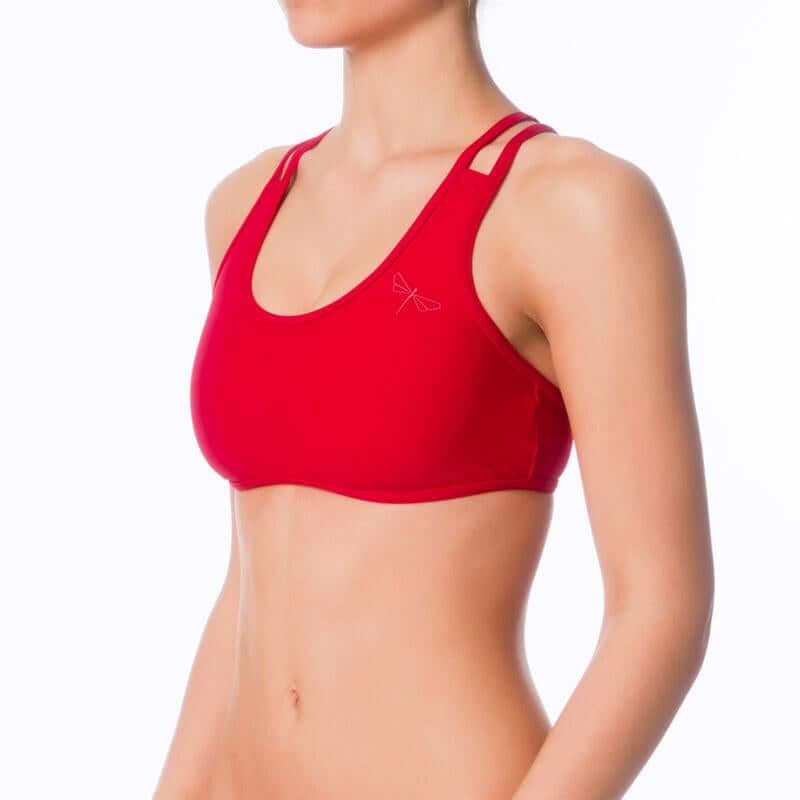 Dragonfly-Double Shoulder Straps Sports Bra – Xenia